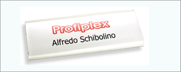 Namensschild Profiplex 30 :: SchiBo GmbH