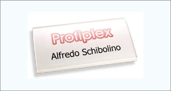 Namensschild Profiplex 40 :: SchiBo GmbH