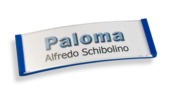 Namensschild Paloma® Kunststoff