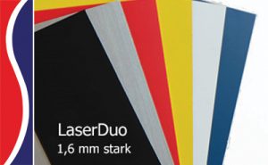 Lasermaterial für die Schilderherstellung von der SchiBo GmbH