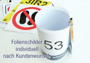 Individuelle Folienaufkleber