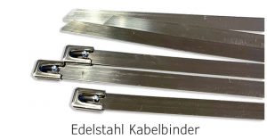 Edelstahl Kabelbinder in verschiedenen Größen
